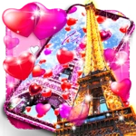 Logo of Paris love live wallpaper android Application 