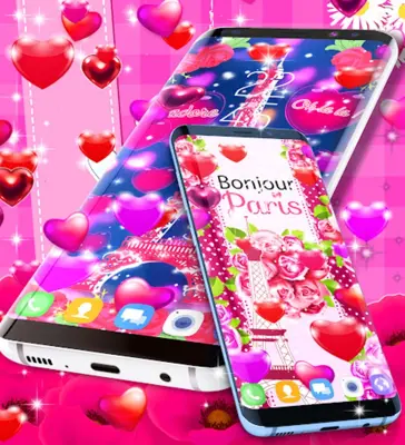 Paris love live wallpaper android App screenshot 2