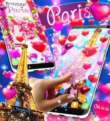 Paris love live wallpaper android App screenshot 4