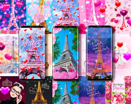 Paris love live wallpaper android App screenshot 6